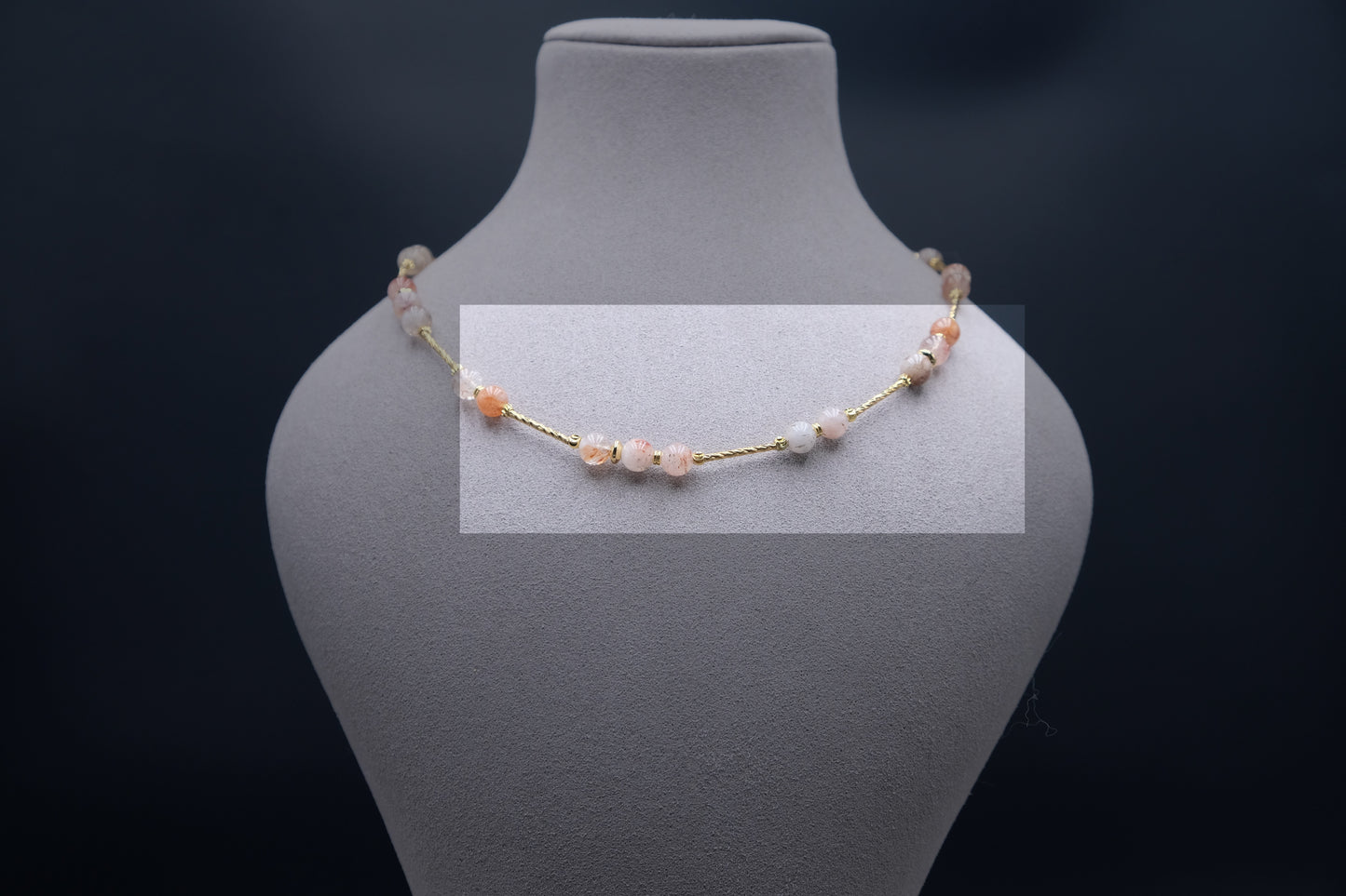 Light Between Shadows | Black Golden Super Seven & 18K Gold-Plated Necklace Set