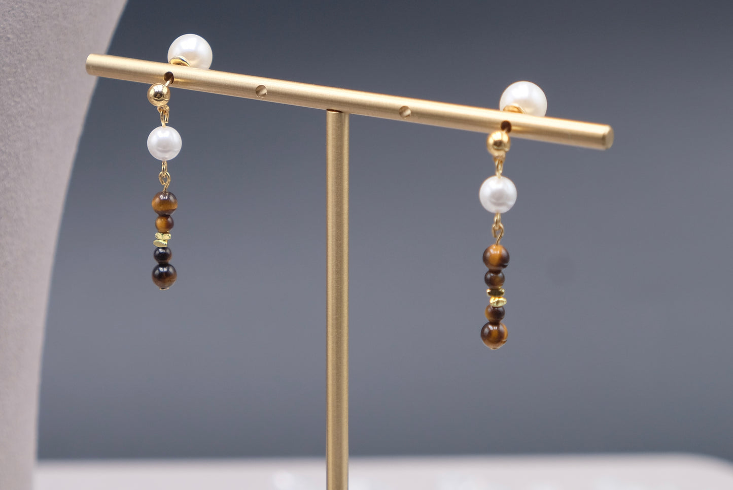 Fortune’s Resonance | Tiger’s Eye & Green Phantom Quartz Crystal Jewelry Set