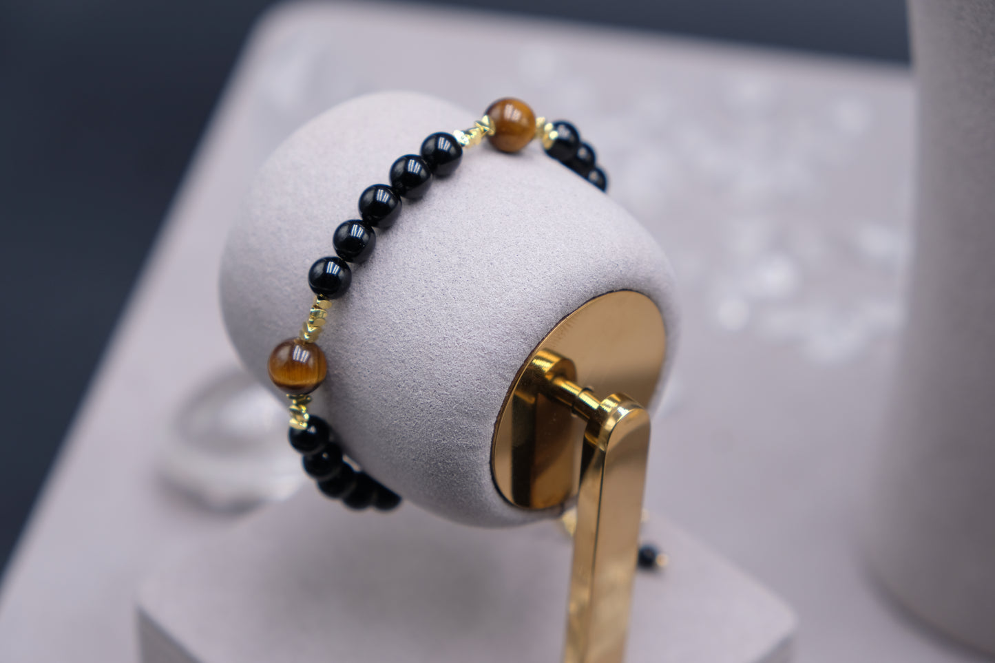 Fortune’s Resonance | Tiger’s Eye & Green Phantom Quartz Crystal Jewelry Set