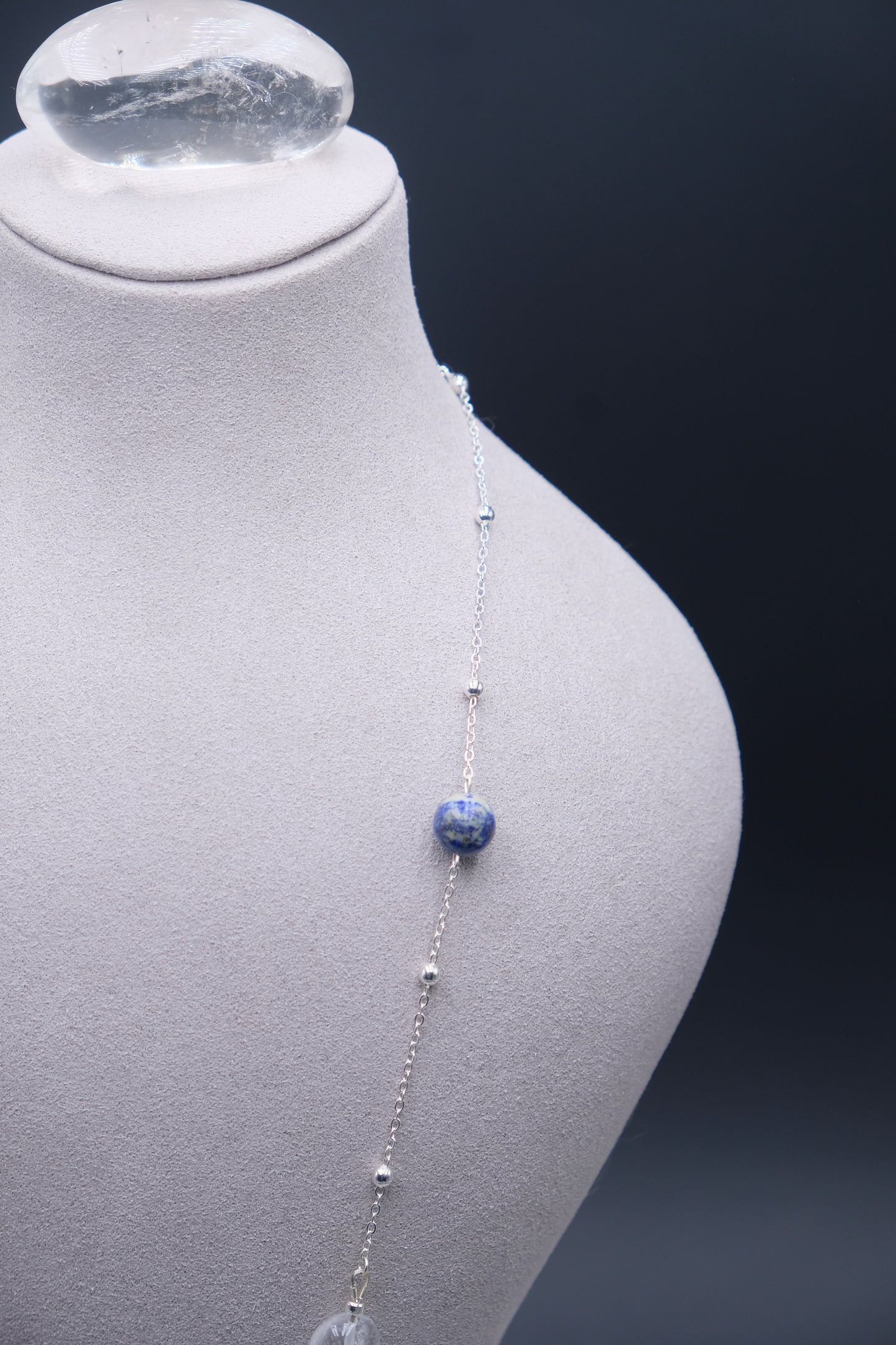 Earthbound Clarity — Clear Quartz · Map Stone  Jewerly Set