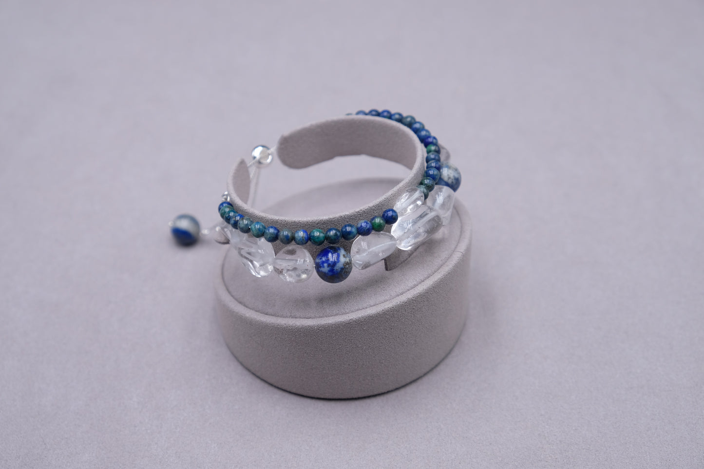 Earthbound Clarity — Clear Quartz · Map Stone  Jewerly Set