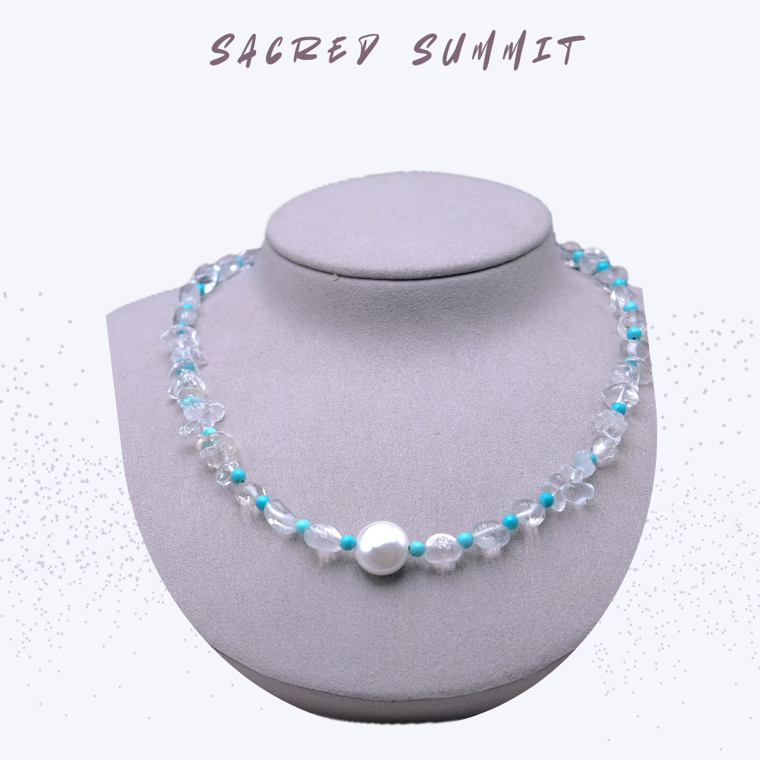 Sacred Summit | Himalayan Crystal & Premium Turquoise Set